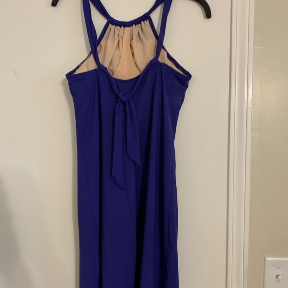 Athleta Strappy-back Dress w/ built-in bra M - Picture 3 of 8